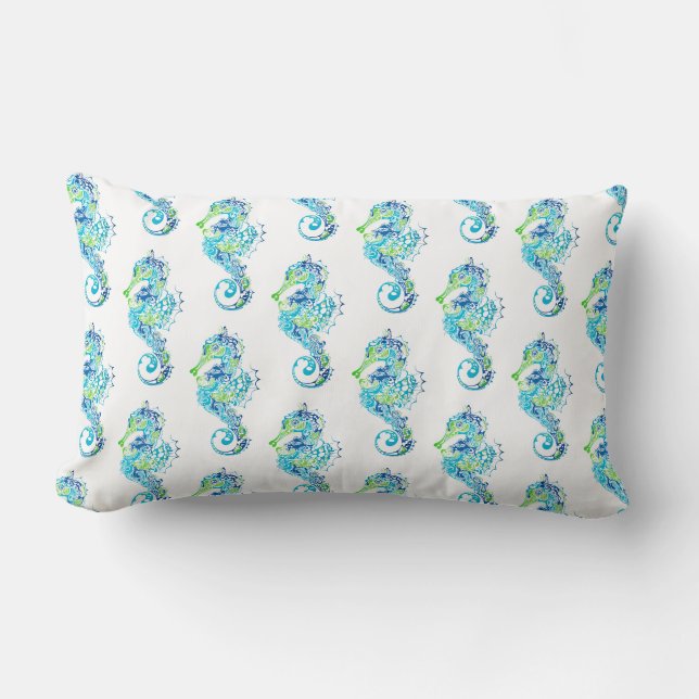 Coussin Rectangle Coussin-Seahorse (Recto)