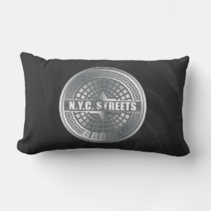 Coussin Rectangle Couvercles de regards Bronx