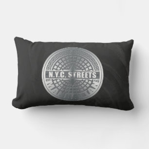 Coussin Rectangle Couvercles de regards Manhattan