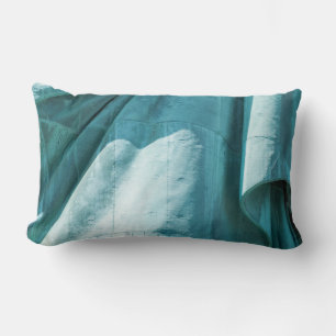 Coussin Rectangle couverture en tissu turquoise