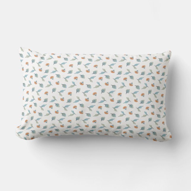 Coussin Rectangle Couverture jeté de feuilles de pétales (Recto)