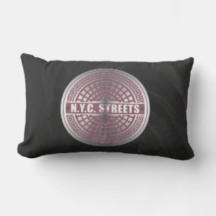 Coussin Rectangle Couvertures de trou NYC