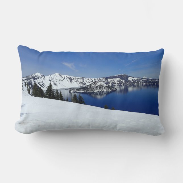 Coussin Rectangle Crater Lake, Oregon (Recto)