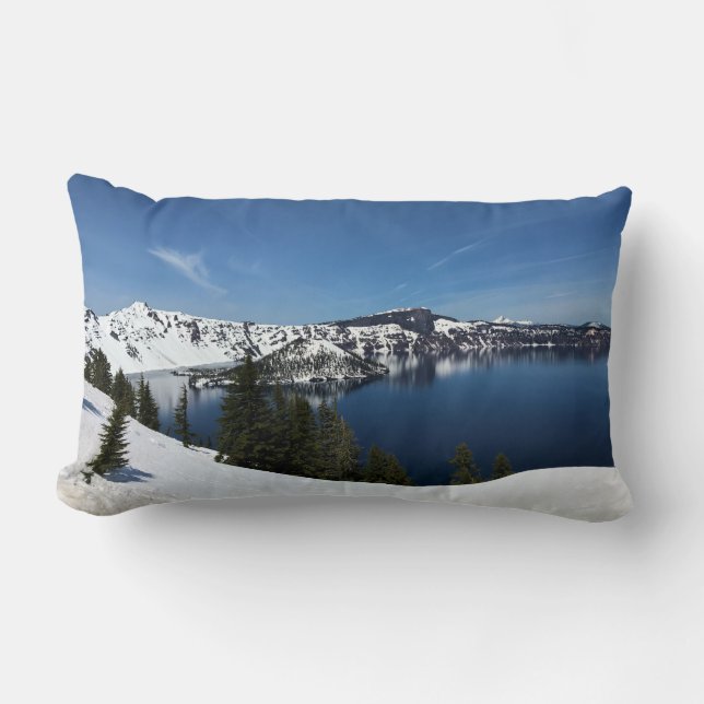 Coussin Rectangle Crater Lake, Oregon (Recto)