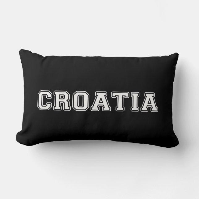 Coussin Rectangle Croatie (Recto)
