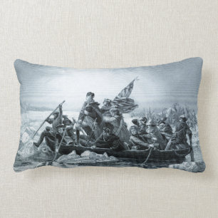 Coussin Rectangle Croisement Delaware et Declar. de l'indépendance