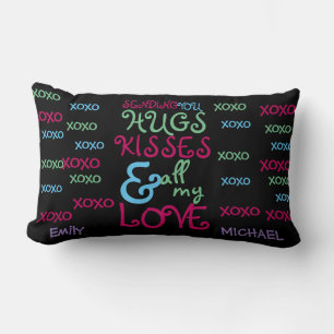 Coussin Rectangle Crush Secret, Premier Amour Cadeau Personnalisé Am