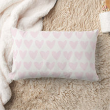 Cute Blush Coeurs rose Motif Filles Nursery