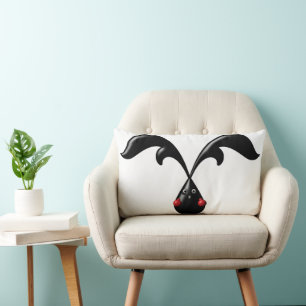 Coussin Rectangle Cute Bunny Boxer Lapin