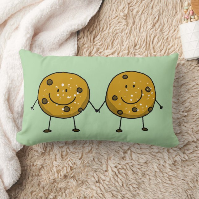 Coussin Rectangle Cute Cookie Meilleurs amis (Couverture)