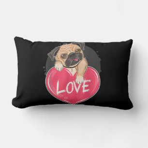 Coussin Rectangle Cute I Steal Hearts Carlin Cadeau de la Saint-Va