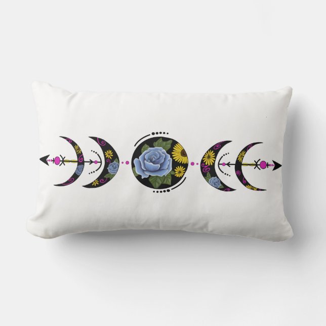Coussin Rectangle Cycle de la nature incassable  (Recto)