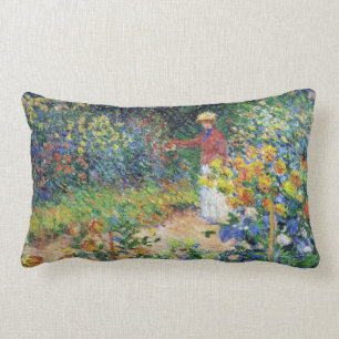 Coussin Rectangle Dans le jardin par Claude Monet