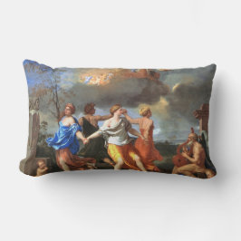 Coussin Rectangle Danse à la musique du temps (par Nicholas Poussin)