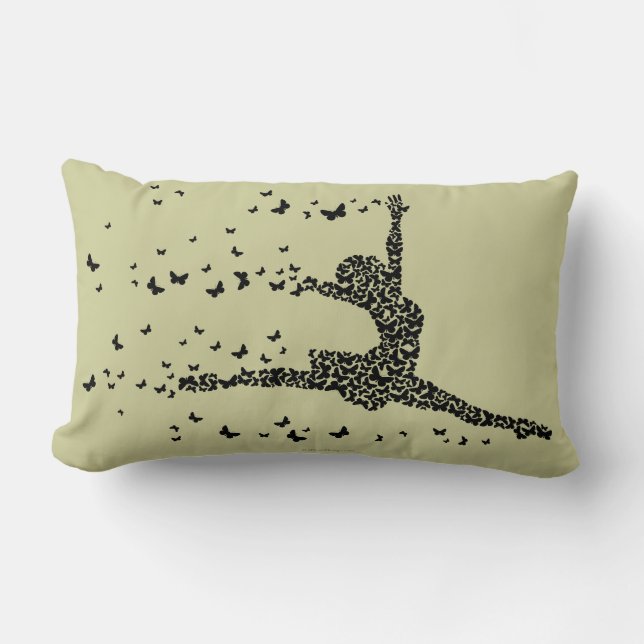 Coussin Rectangle Danseur de papillon (Recto)