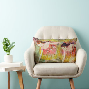 Coussin Rectangle Danseuses s'inclinant d'Edgar Degas, Art du ballet