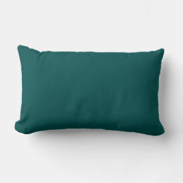 Coussin Rectangle Dark Teal Solid Color