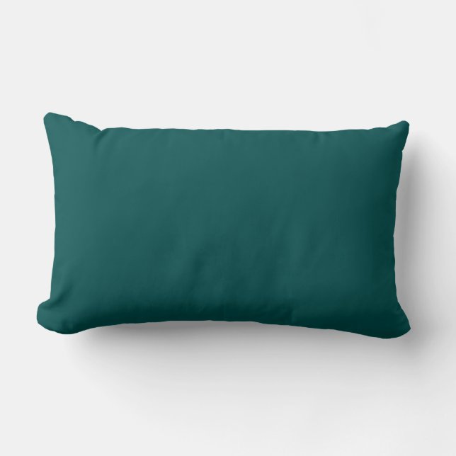 Coussin Rectangle Dark Teal Solid Color (Recto)