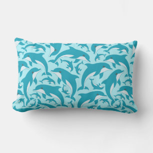 Coussin Rectangle Dauphins mignons