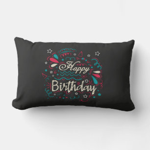 Coussin Rectangle decorative happy birthday
