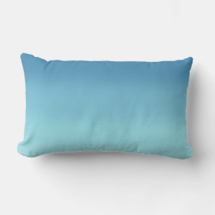 Coussin Rectangle Dégradé bleu océanique abstrait moderne
