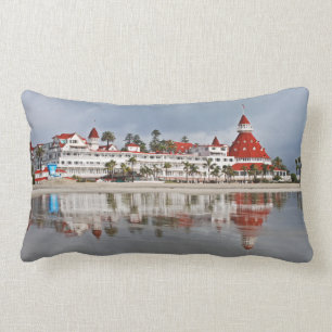 Coussin Rectangle Del d'hôtel Coronado - Coronao, la Californie
