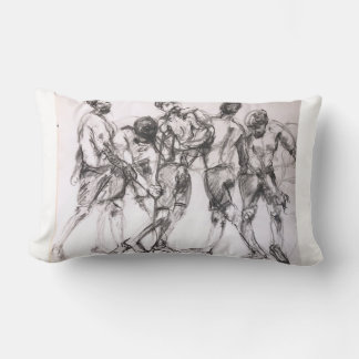 Coussin Rectangle des hommes dansant