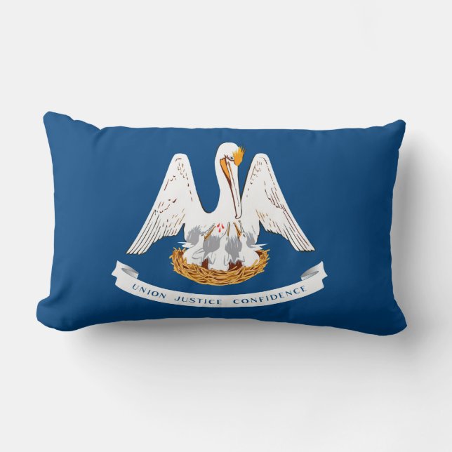 Coussin Rectangle Design de Louisiana State Flag (Recto)