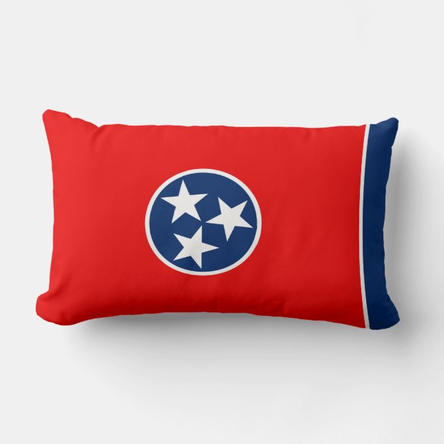 Coussin Rectangle Design du drapeau d'état du Tennessee (Recto)