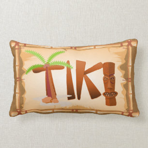 Coussin Rectangle Design Tiki