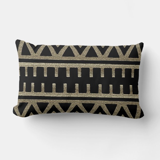Coussin Rectangle Design urbain africain (Recto)