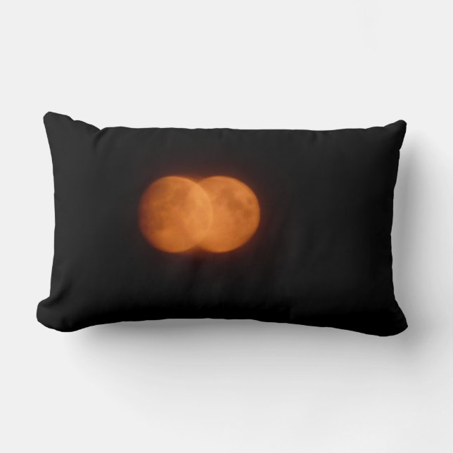 Coussin Rectangle Deux lunes (Recto)