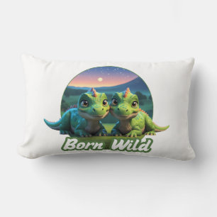 Coussin Rectangle Deux petits dinos