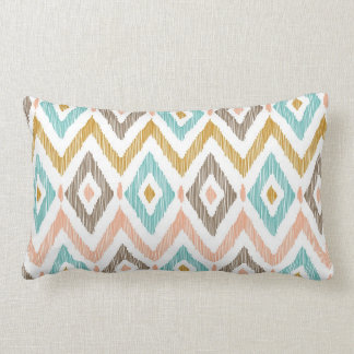 Coussin Rectangle Diamants tribaux d'Ikat