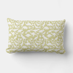 Coussin Rectangle Dinosaures motif 01 w. Jaune