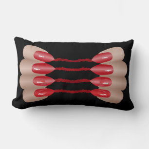Coussin Rectangle Doigt de vampire V.2