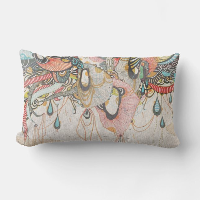 Coussin Rectangle Doodling on the Language of Light (Recto)