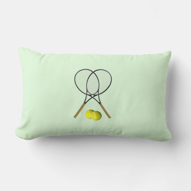 Coussin Rectangle Doubles de tennis Green (Recto)
