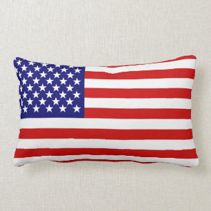 Coussin Rectangle Drapeau américain