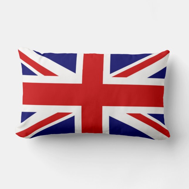 Coussin Rectangle Drapeau classique du Royaume-Uni The Union Jack (Recto)