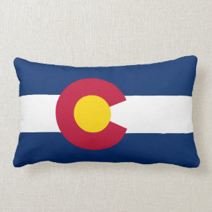 Coussin Rectangle Drapeau Colorado personnalisable Souvenir