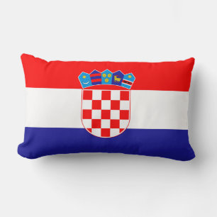 Coussin Rectangle Drapeau de Croatie