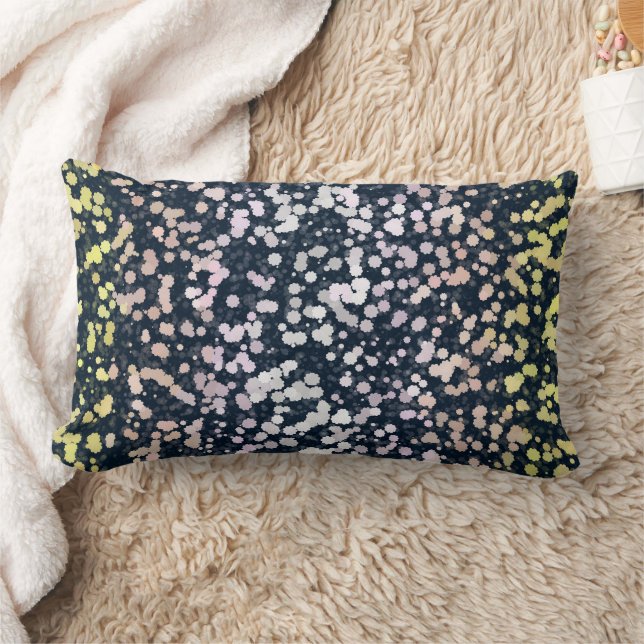 Coussin Rectangle Drapeau de fierté Pangender Boho Rétro Mignon Exce (Couverture)