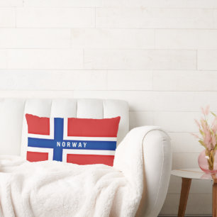 Coussin Rectangle Drapeau de la Norvège