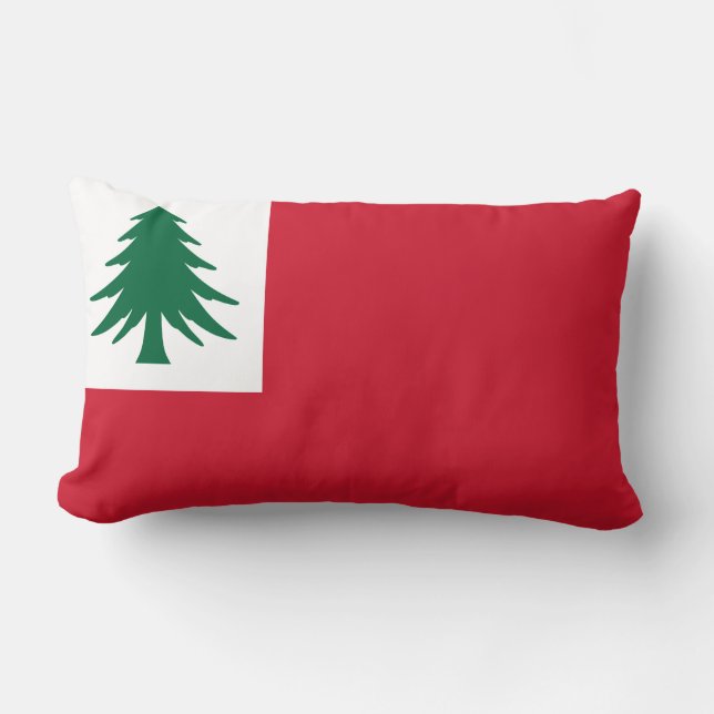 Coussin Rectangle Drapeau de la Nouvelle-Angleterre (Recto)