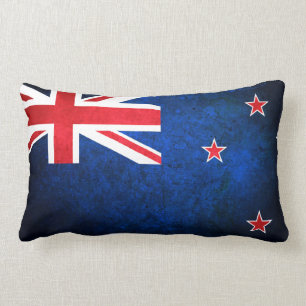 Coussin Rectangle Drapeau de la Nouvelle-Zélande ; Kiwi