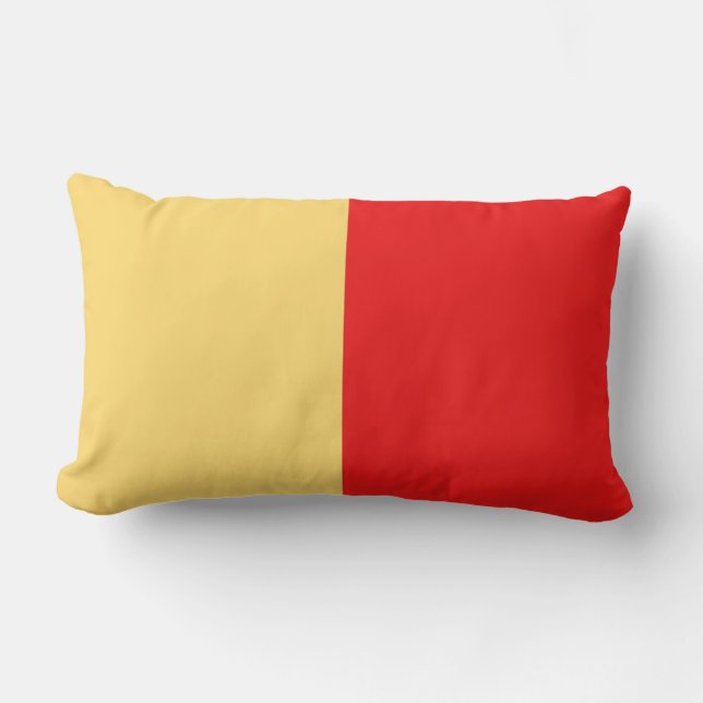 Coussin Rectangle drapeau de la ville de Naples symbole italie napol (Recto)