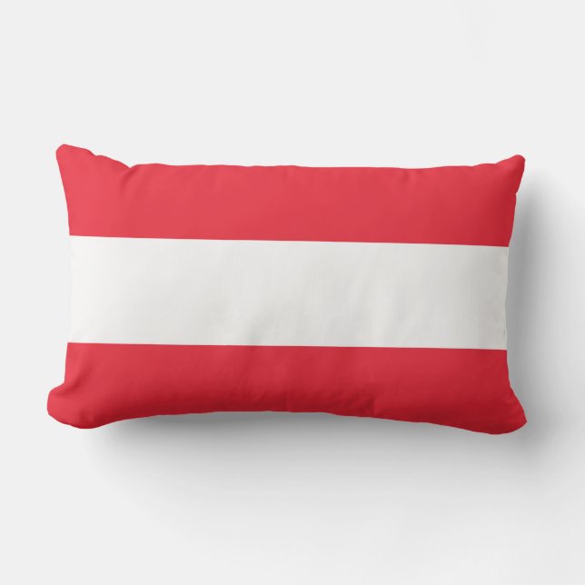 Coussin Rectangle Drapeau de l'Autriche (Recto)