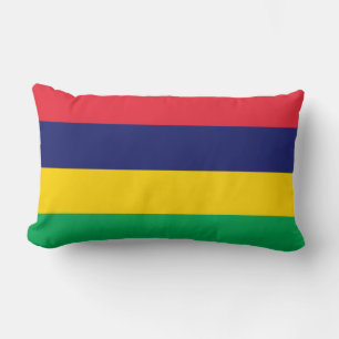 Coussin Rectangle Drapeau de Maurice