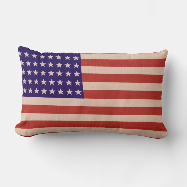 Coussin Rectangle Drapeau des Etats-Unis (Recto)